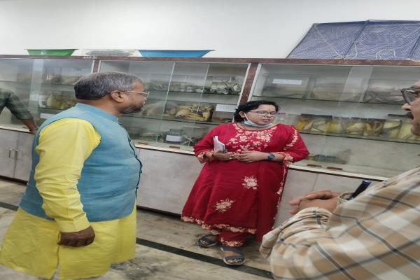 Former Chief Minister Visiting in Fisheries Research Centre, Shalimar, Ranchi
